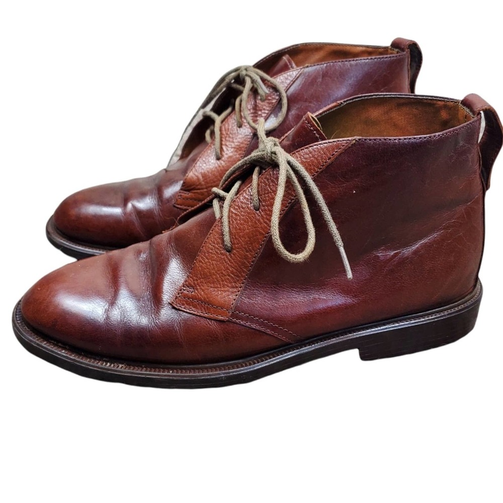 Stacy Adams Brown Leather Chukka Boots